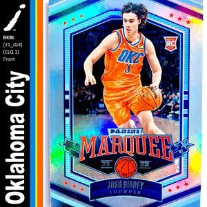 Oklahoma City Thunder (Josh Giddey) - BKBL [21_JG4] - Rookie Card (RC)